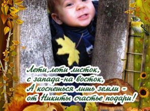 Лети,лети листок...