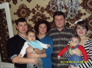 мама, папа, брат с ребенком и я сыночком