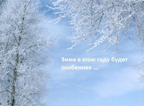 Зимушка зима…