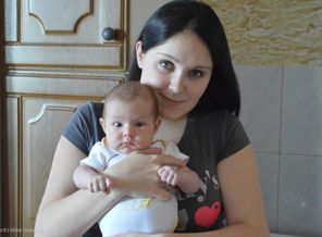 я и доча (Соне 1 месяц)