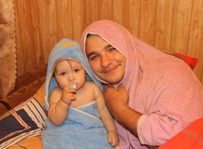 Я так похож на папу.
