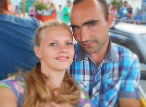 в Кирилловке с мужем