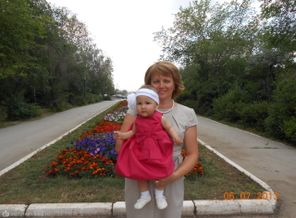 с кресной мамой Леной