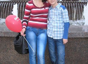 С сыночком Андрюшей