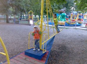 в парке на корабле