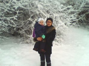 первый снег 2012