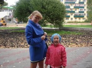 Я и доченька Катюня