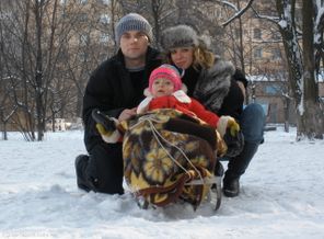 Юлясик на прогулке.