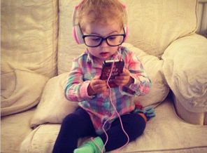 Hipster baby
