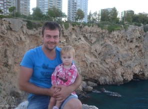 Папа со своей маленькой копией
