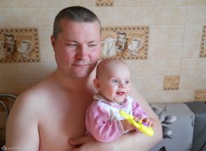 С любимым папой!