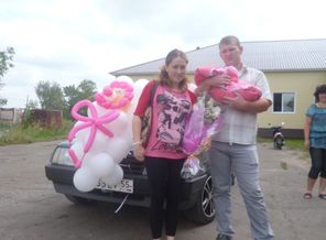 выписка из роддома. 7 день жизни