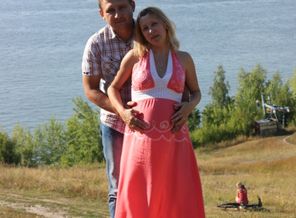 с любимым мужем)