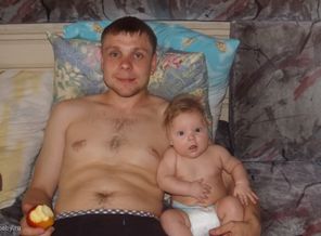 Папа с сыночкой!!!