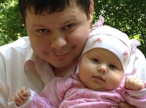 Полиночка с папой