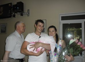 Встреча из роддома!