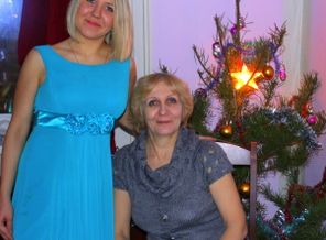 Я и мама. Новый год 2013