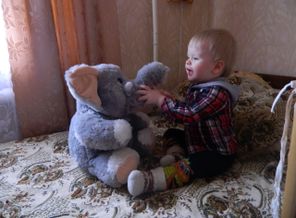 с любимым слоном Давидом!