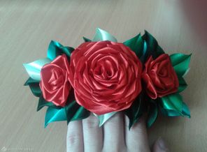 Заколка роза_300