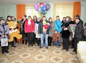Вот так меня встречали из роддома!!!!