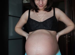 за 3 дня до родов - вот такие мы большущие)))