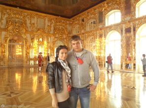 Я и мой муж в Екатериненском дворце