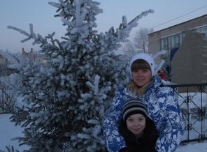 с племяннником Вадимом