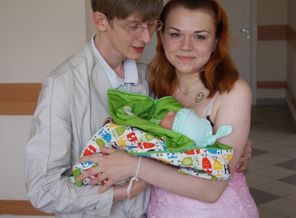 Выписка из Роддома с Сашенькой