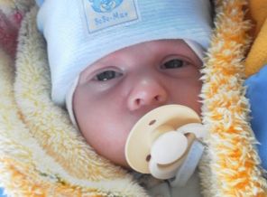 Нашему Зайчику 1.5 мес.