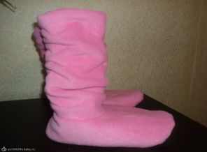Розовые сапожки