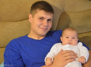 Мои самые родные муж и дочь (Соне 2 месяца)