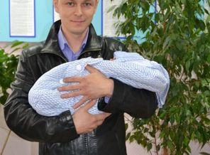 Папа и маленькая копия сынок