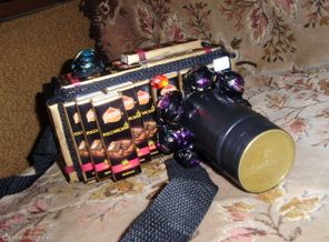 Фотоаппарат из конфет
