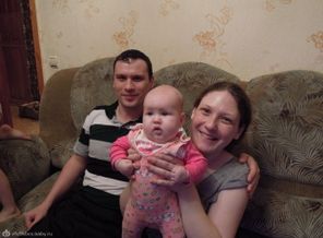апрель мы в гостях)) Алисе 4 месяца.