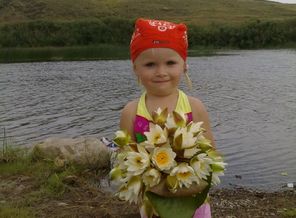 Вот какие я собрала кувшинки!
